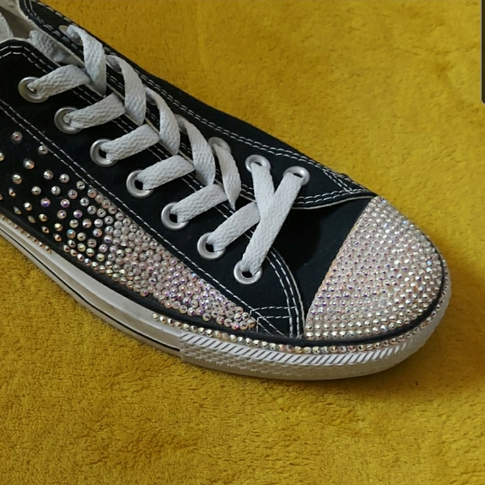 Custom Crystal Converse W11